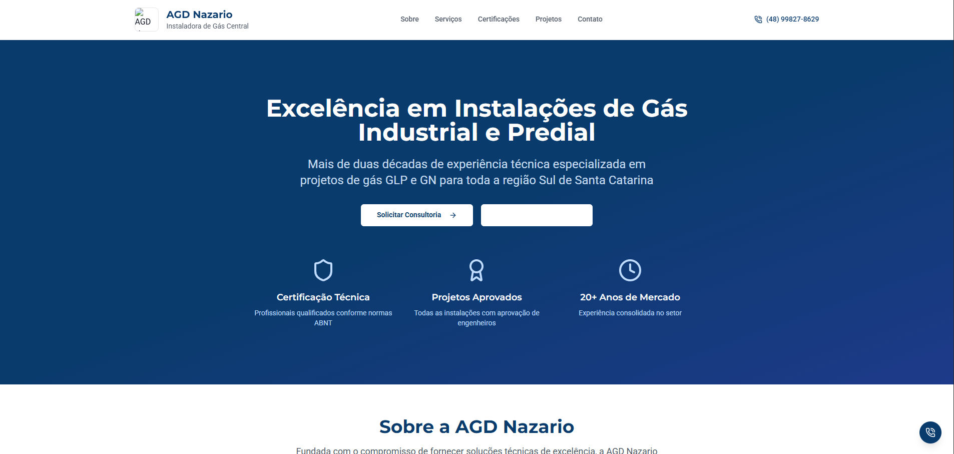 AGD Nazario Instaladora de Gás Central
